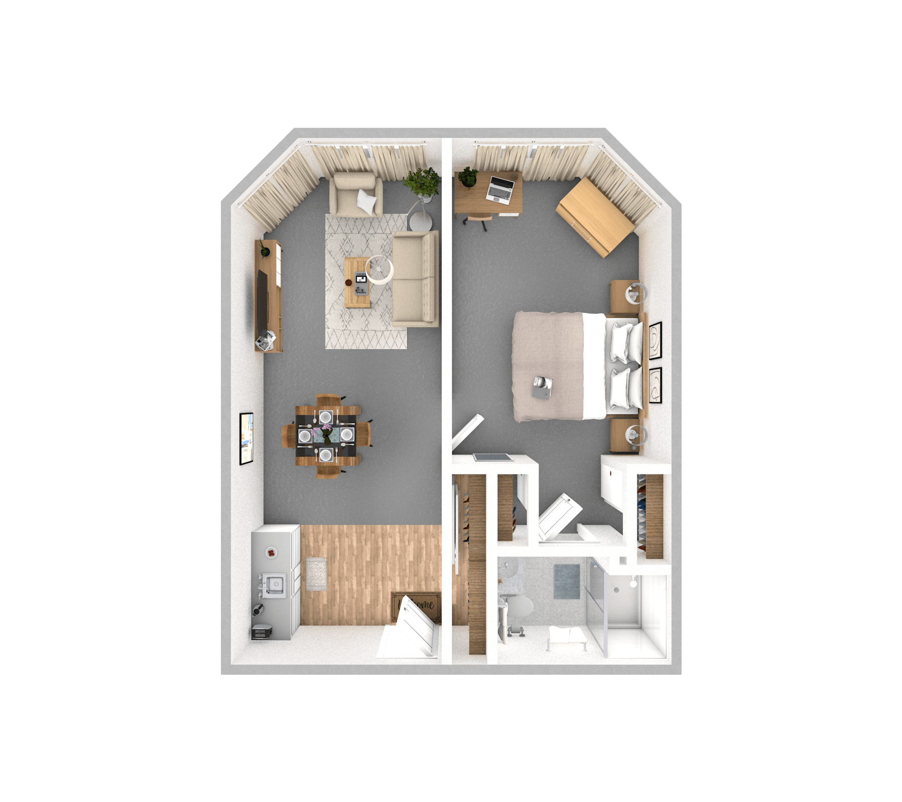 Walnut floor plan