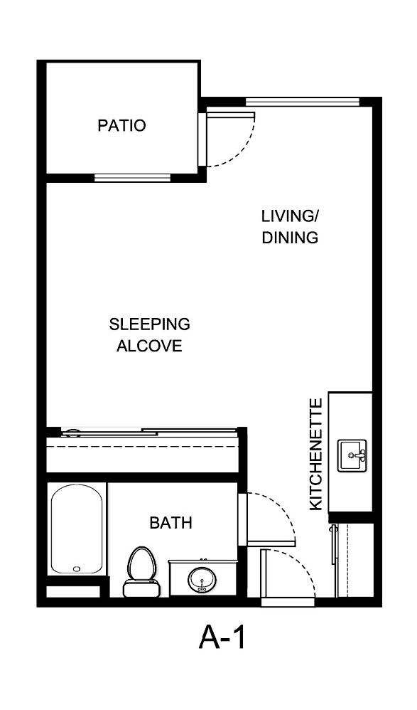 Westside floor plan