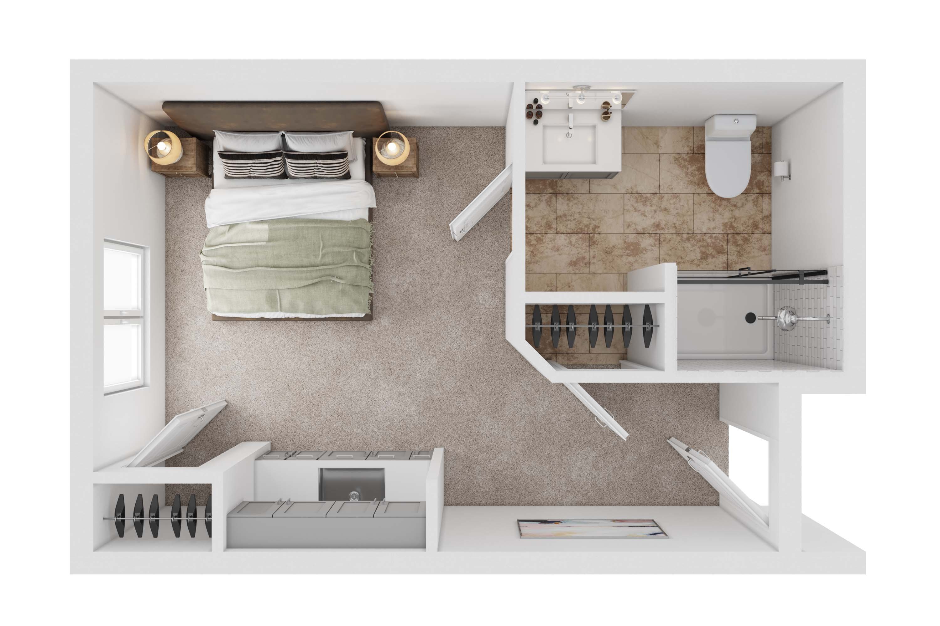 Oak floor plan