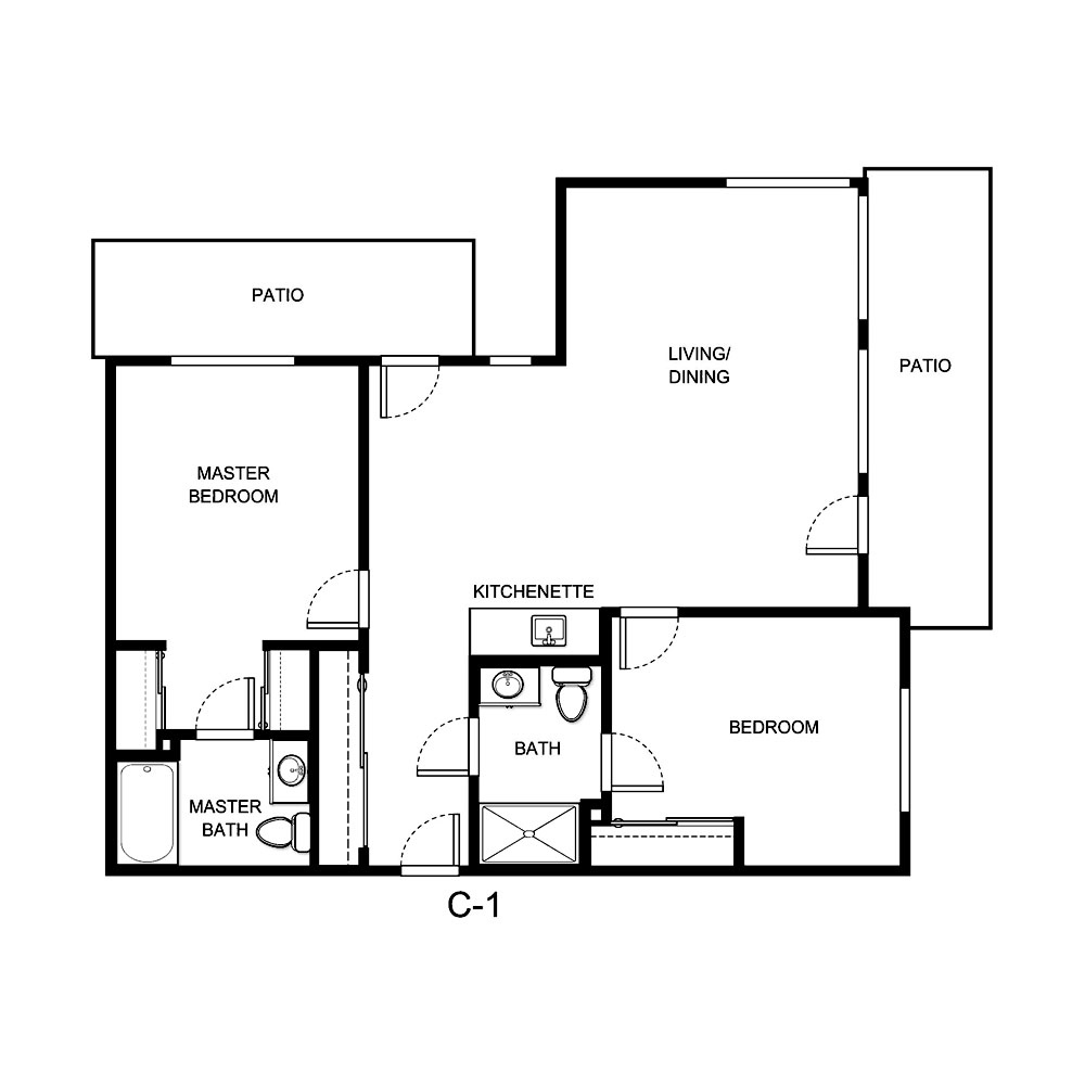 La Jolla Cove floor plan