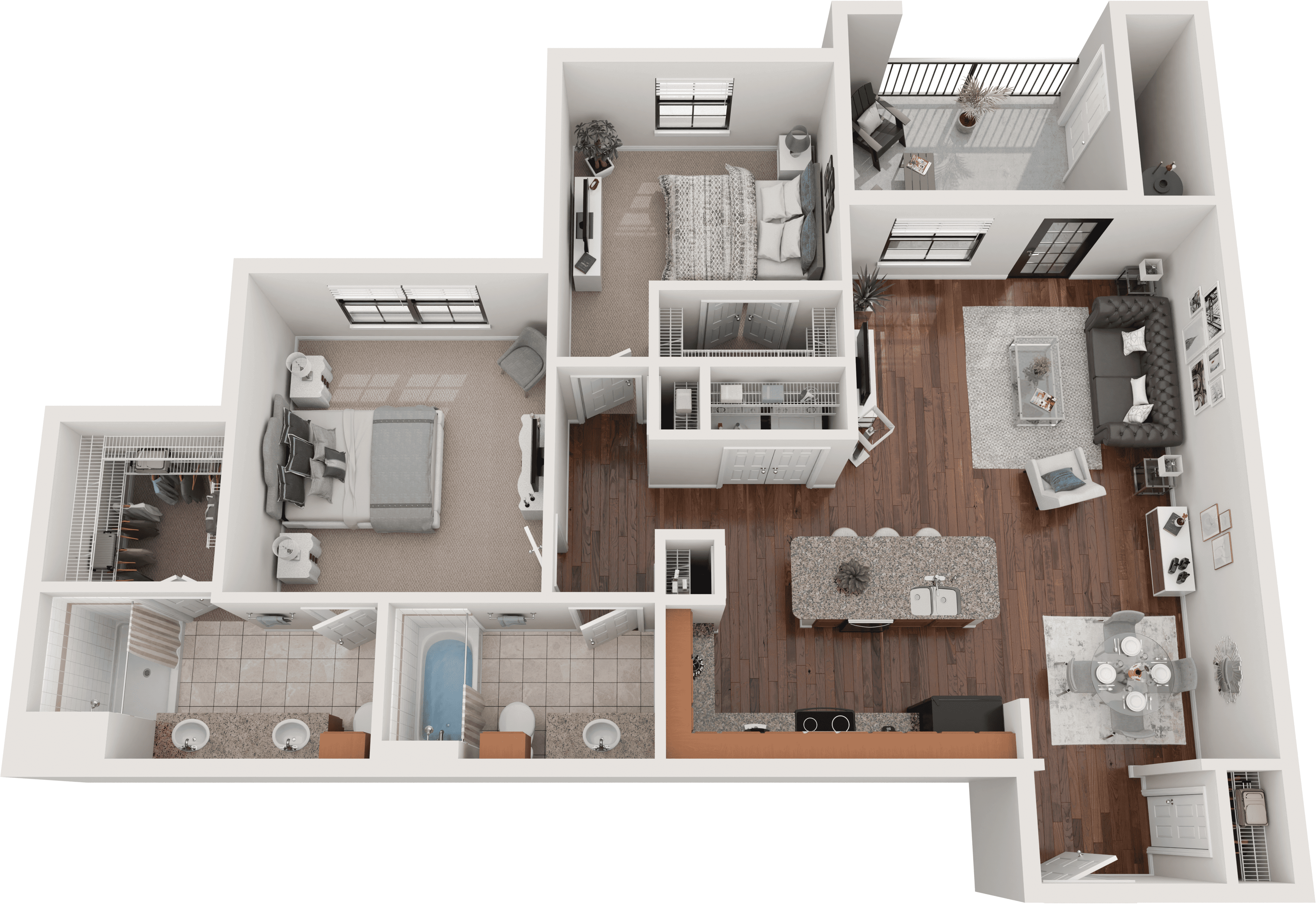 Evergreen - Cottage floor plan