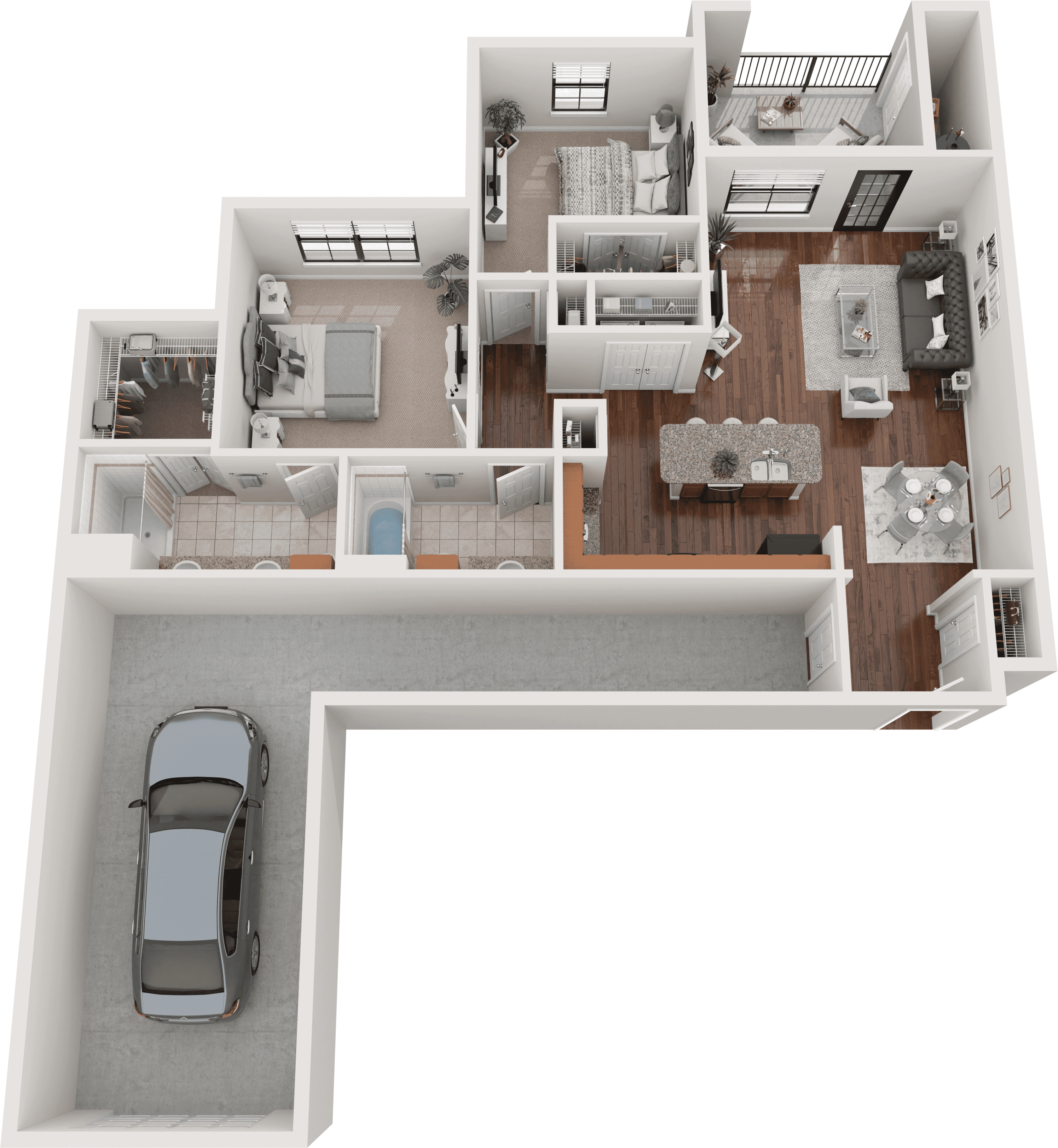 Snowmass - Cottage floor plan