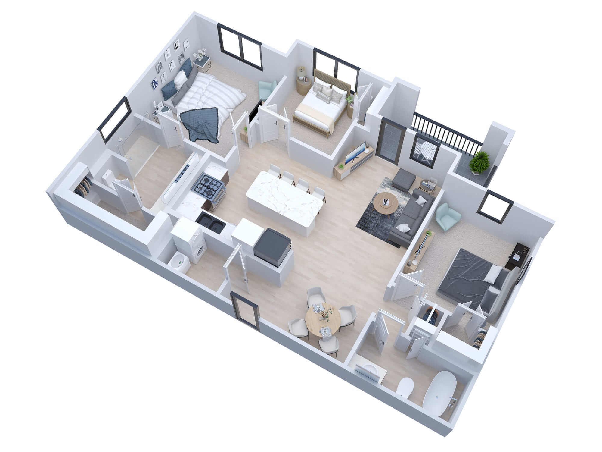 The Easton floor plan
